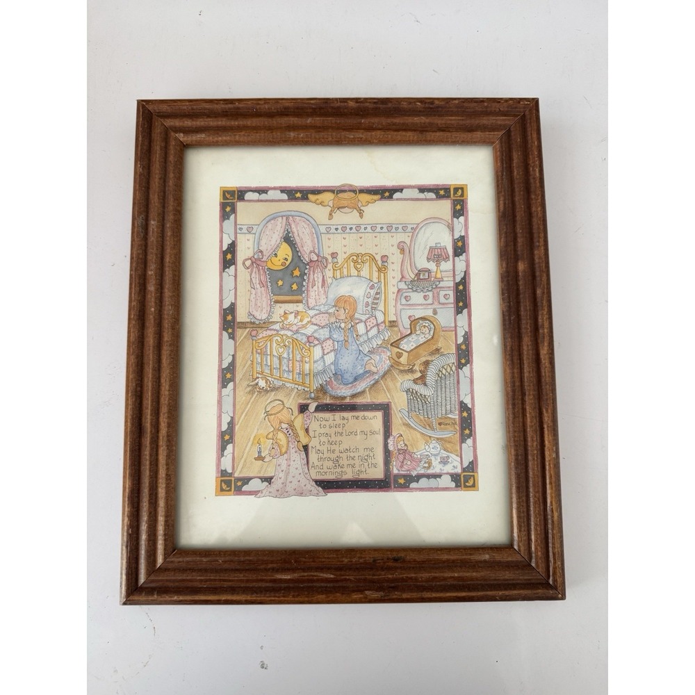 Shelly Rasche Nursery Art Print NOW I LAY ME DOWN TO SLEEP